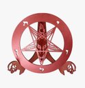 Ver imagem 1 de Sigilo Magico Baphometh:vermelho