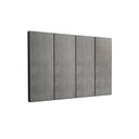 Ver imagem 3 de Painel Cama Box Solene 0,90 Tecido Suede Cor Cinza Comprar
