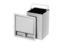 Ver imagem 2 de Lixeira Quadrada Pia Cozinha Embutir 5 L Inox 304