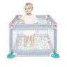 Berço chiqueirinho cercado para bebe cercadinho infantil Portátil com bolinhas - 1