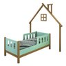 Cama Infantil Casinha Moldura de Parede Love Madeira e Menta - 3