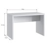 Conjunto Mesa Fixa com 2 Bancos Móveis Canção Branco - 6
