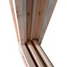 Janela de Madeira Veneziana de Correr Arco Eucalipto Batentes de 14 Cm Linha Pop-1.40(l)x1.00(a) - 2