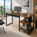 Ver imagem 1 de Escrivaninha 120cm Home Office Mesa de Escritório Computador Industrial