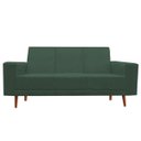 Ver imagem 1 de Sofá 3 Lugares Arezzo Suede Verde - Móveis Aguias