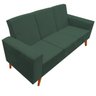 Sofá 3 Lugares Arezzo Suede Verde - Móveis Aguias - 2
