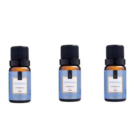 Kit 3 Essências Hortênsia - 10Ml Via Aroma