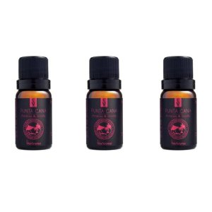 Kit 3 Essências Punta Cana/Ameixa &amp; Vanilla - 10Ml Via Aroma