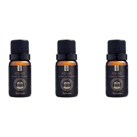 Kit 3 Essências Atenas/Jardim De Gerânio - 10Ml Via Aroma