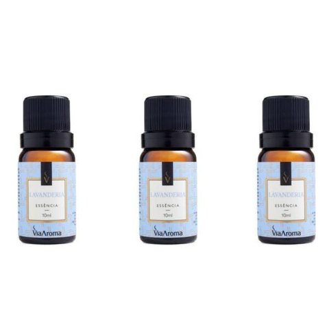 Kit 3 Essências Lavanderia - 10Ml Via Aroma
