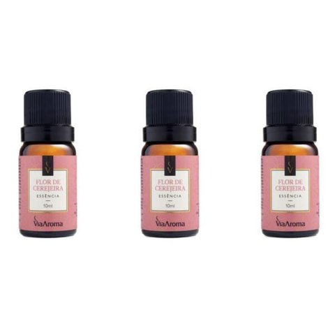 Kit 3 Essências Flor De Cerejeira - 10Ml Via Aroma
