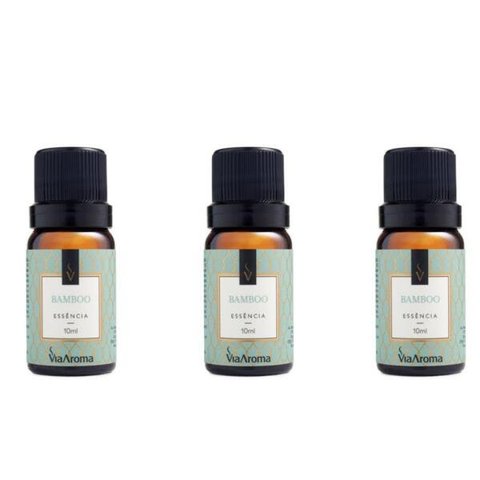 Kit 3 Essências Bamboo - 10Ml Via Aroma