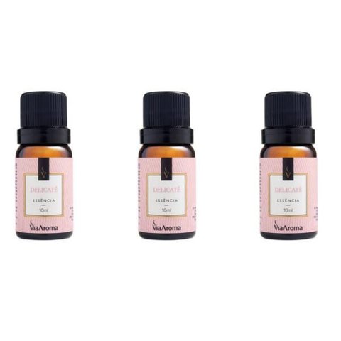 Kit 3 Essências Delicatê - 10Ml Via Aroma