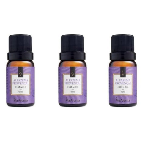 Kit 3 Essências Alfazema Provençal - 10Ml Via Aroma