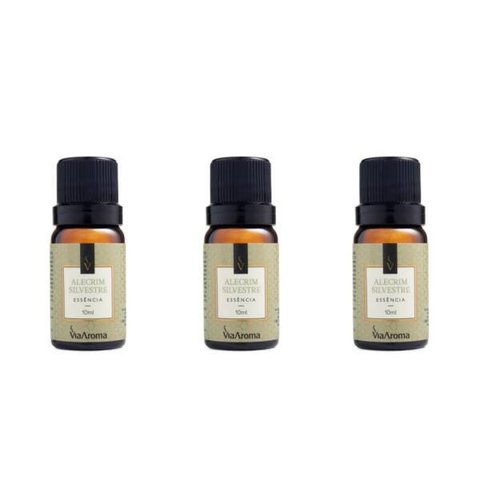 Kit 3 Essências Alecrim Silvestre - 10Ml Via Aroma