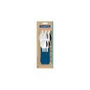 Ver imagem 2 de Conjunto Talheres 12 Pcs Leme Azul Tramontina Aço Inox