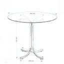 Ver imagem 2 de Mesa Redonda com Tampo de Vidro 4111 Unimóvel