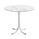 Ver imagem 1 de Mesa Redonda com Tampo de Vidro 4111 Unimóvel