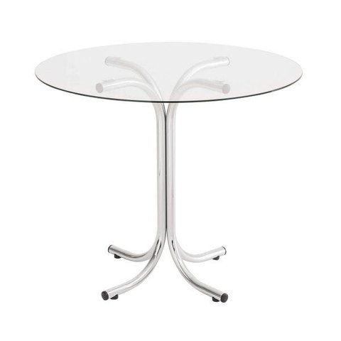 Mesa Redonda com Tampo de Vidro 4111 Unimóvel