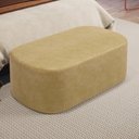 Ver imagem 2 de Puff Decorativo Orgânico para Living Quarto 100cm Doha W01 Couríssimo Fendi - Lyam Decor