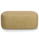 Ver imagem 3 de Puff Decorativo Orgânico para Living Quarto 100cm Doha W01 Couríssimo Fendi - Lyam Decor