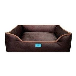 Cama Caminha para Cachorro Pet 60x60 Lavavel Marrom M Suede - 1
