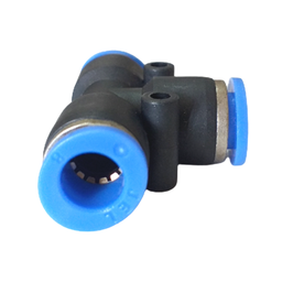 Conexão Pneumatica União Tee Pu 8 Mm Plástico Com 10 Peças - 4