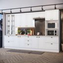 Ver imagem 1 de Cozinha Completa 6 Peças Com Cristaleira Branco