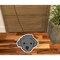 TAPETE CAPACHO PET CACHORRO PULDO, MEDIDA PORTA PARA SALA QUARTO COZINHA. - 1