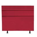Ver imagem 2 de Cabeceira Estofada Argentina 140cm Casal Para Cama Box Quarto Corino Vermelho - Gat Magazine
