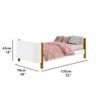 Berço Curvo Mini Cama Olivia - Branco - 5