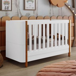 Berço Curvo Mini Cama Olivia - Branco - 1