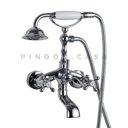 Ver imagem 2 de Misturador Monocomando de Parede para Banheira Itinga Pingoo.casa - Prata