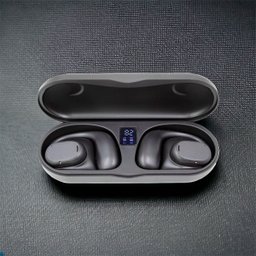 Fone de Ouvido Bluetooth Gancho sem Fio Esporte Corrida Ciclismo Agold Preto - 4