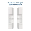 Ver imagem 6 de Guarda-Roupa Infantil Modulado 6 Peças Infinity Branco/Line