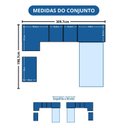 Ver imagem 3 de Guarda-Roupa Infantil Modulado 6 Peças Infinity Branco/Line