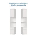 Ver imagem 6 de Guarda-Roupa Infantil Modulado 6 Peças Infinity Branco