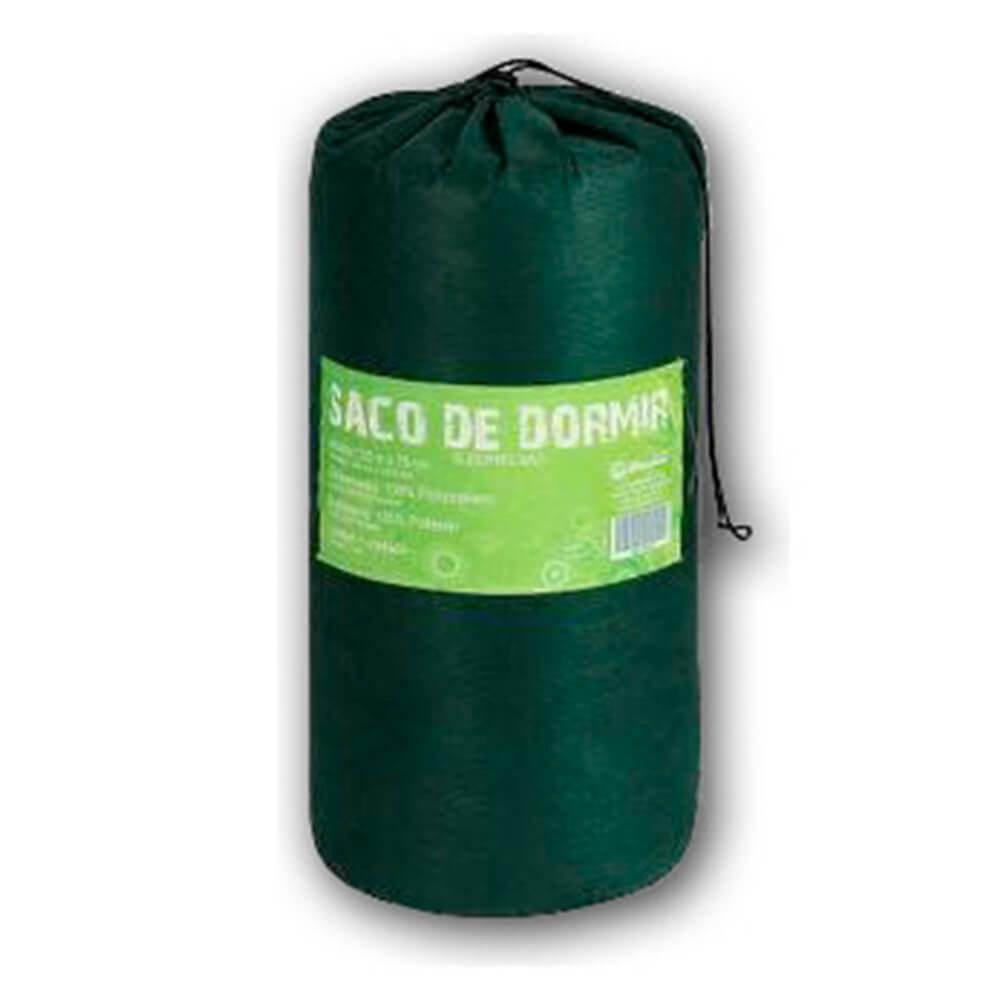 Kit 2 Sacos de Dormir FA Colchões Colchonete Acampamento Camping Solteiro 192x75cm Verde 8161 - 3