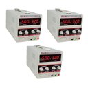 Ver imagem 1 de Kit 3 Fonte Alimentação Digital Tensão 32 Volts 1 Canal Corrente 5Am Pesquisas Fa-3005 Laboratório