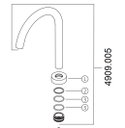 Ver imagem 2 de Bica Misturador Monocomando Spin Motion 2265C 4909005