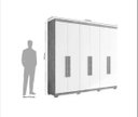 Ver imagem 3 de Guarda-Roupa Casal Monarca 6 Portas Branco - Robel Móveis