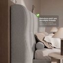 Ver imagem 7 de Cama Estofada Queen com Estrutura Reforçada e Design Moderno Aura