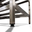 Ver imagem 6 de Mesa Aço Inox Profissional 180x60x90 Cm com 2 Prateleiras Fenestradas com Espelho Nortinox