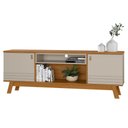 Ver imagem 7 de Rack para Sala TV até 75 Pol. 180cm Color L06 Nature/Off White - Mpozenato
