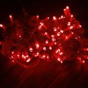 Ver imagem 1 de Pisca Pisca 100 Leds Vermelho Fio Transparente 8 Metros 110V