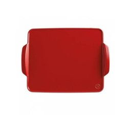 Placa Refratária Retangular 41,5x31,5 cm Vermelho Emile Henry - 2