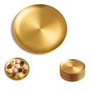 Ver imagem 2 de Prato Raso de Aço Inox Dourado Gold Elegante 26 cm Unidade FRG0201 Frigopro