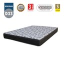 Ver imagem 1 de Colchão Viúva Spmoveis Sp Móveis Espuma D33 Bordado (17x128x188):Branco