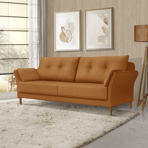 Sofá 2 Lugares Living Pe Palito 2m Soul Conforto:terracota