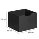 Ver imagem 4 de Kit 9 Gavetas para Nicho Organizador Q01 Preto Fosco - Mpozenato